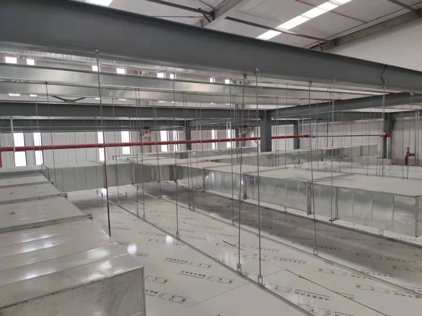 電子潔凈車間裝修施工圖片 電子潔凈車間裝修施工圖片