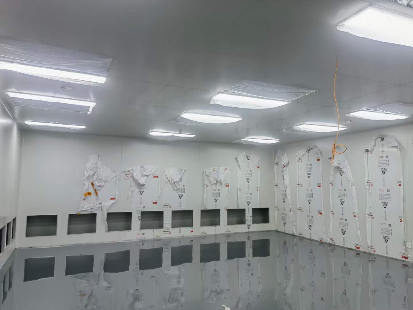 千級潔凈室裝修施工圖片 千級潔凈室裝修施工圖片